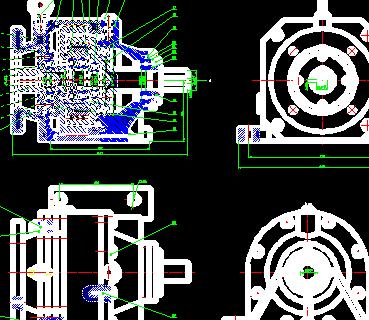 减速机装配图与电子电路系统 从图纸到产品的集成制造与销售
